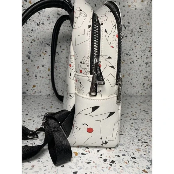 Loungefly Pokemon AOP Allover Print Pikachu Mini Backpack BoxLunch Exclusive - Picture 4 of 7
